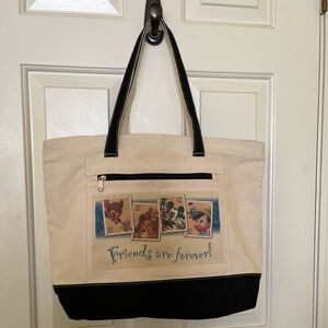 Disney friends canvas carry all.